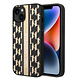 Karl Lagerfeld Karl Lagerfeld iPhone 14 Backcover hoesje - Stripe - Geel Zwart Karl Lagerfeld Karl Lagerfeld iPhone 14 Backcover hoesje - Stripe - Geel Zwart