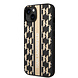 Karl Lagerfeld Karl Lagerfeld iPhone 14 Backcover hoesje - Stripe - Geel Zwart Karl Lagerfeld Karl Lagerfeld iPhone 14 Backcover hoesje - Stripe - Geel Zwart
