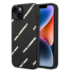 Karl Lagerfeld iPhone 14 Back cover coque - Logomania - Noir