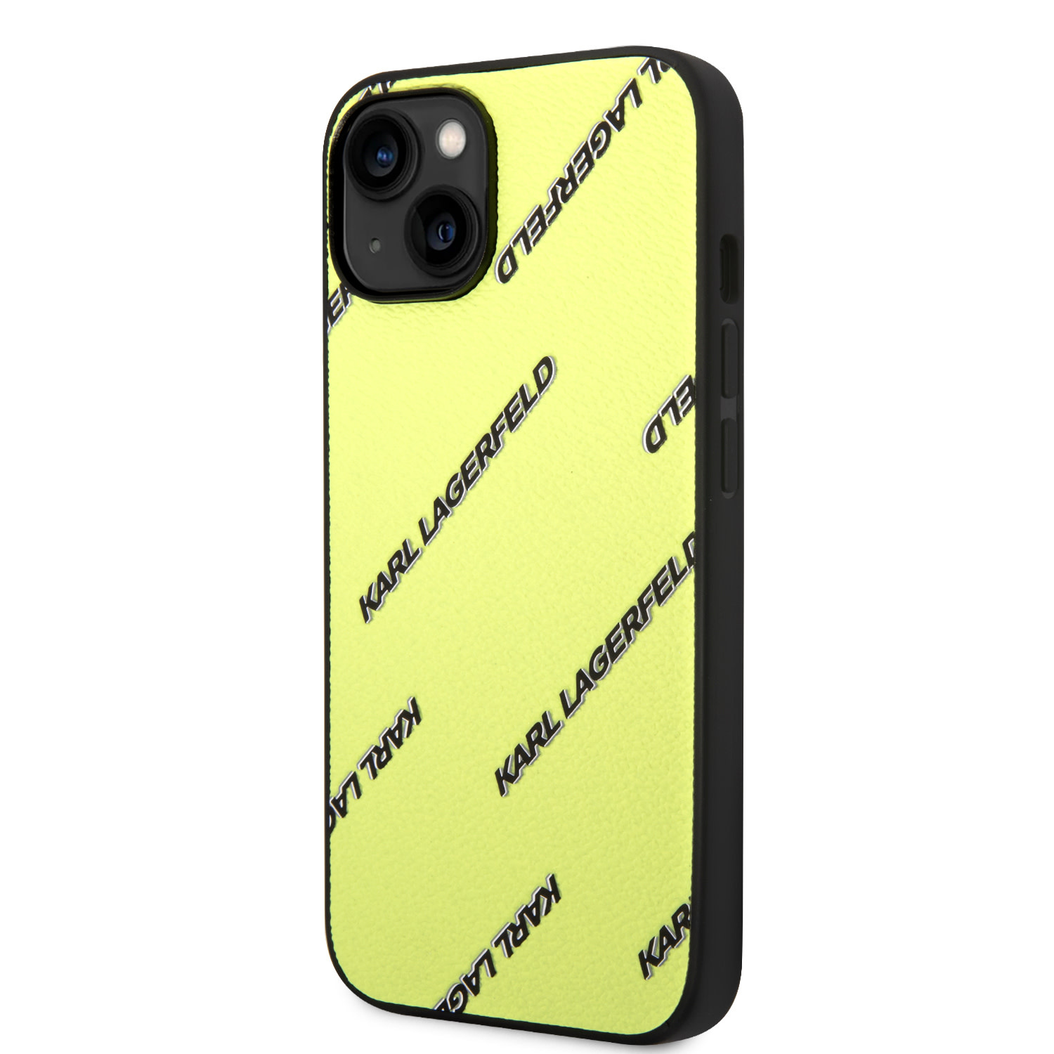Karl Lagerfeld Karl Lagerfeld iPhone 14 Backcover hoesje - Logomania - Geel, foto 2 van 6