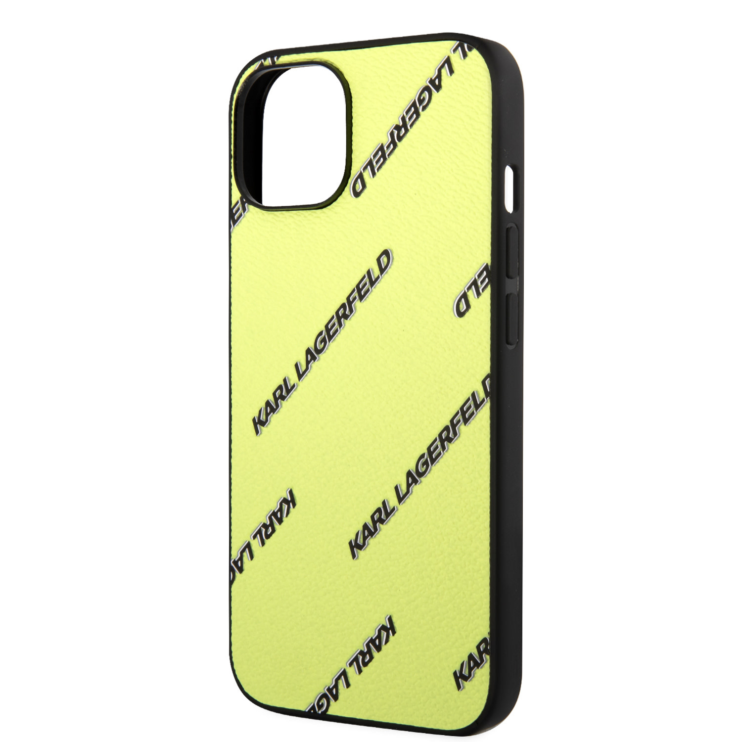 Karl Lagerfeld Karl Lagerfeld iPhone 14 Backcover hoesje - Logomania - Geel, foto 5 van 6