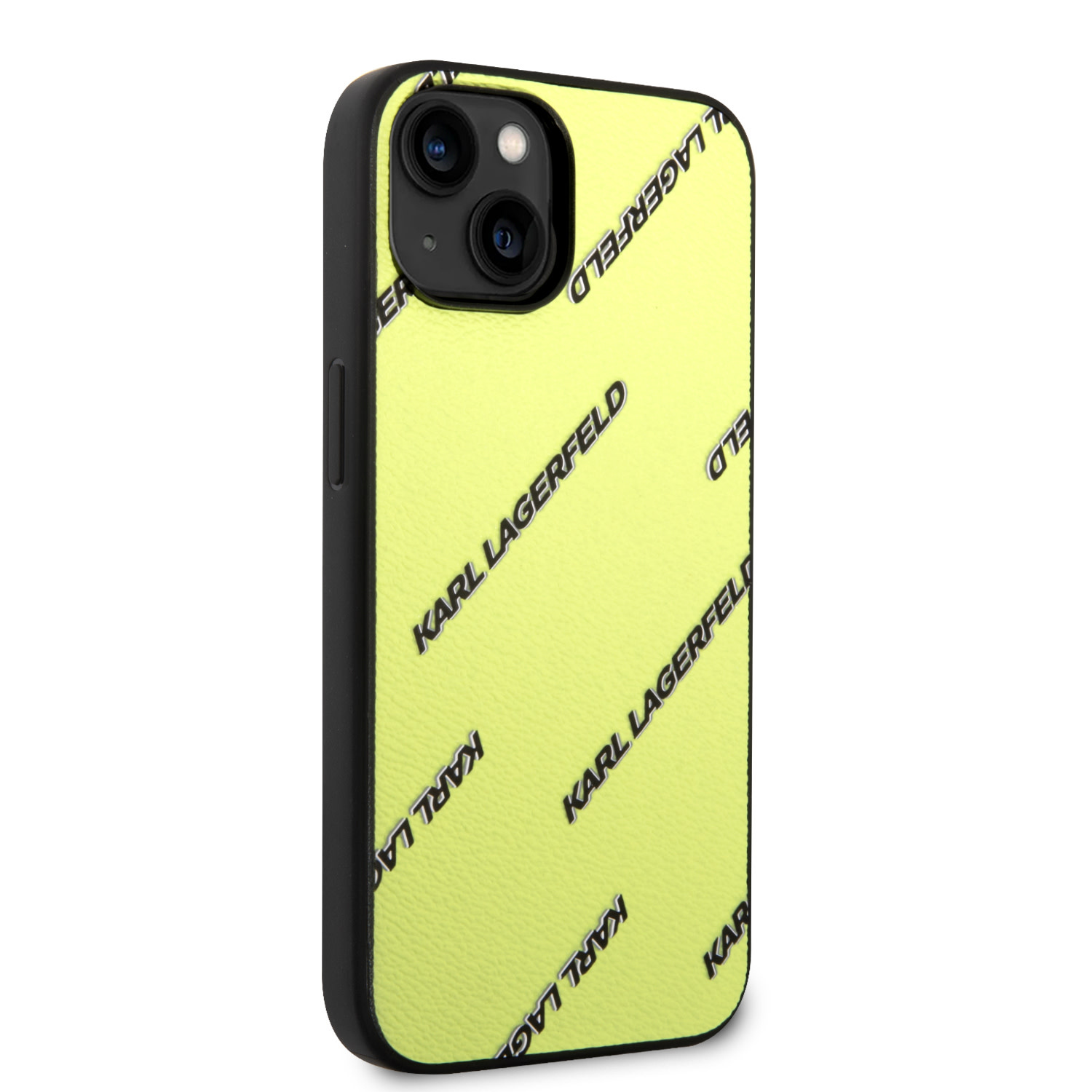 Karl Lagerfeld Karl Lagerfeld iPhone 14 Backcover hoesje - Logomania - Geel, foto 4 van 6