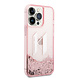 Karl Lagerfeld Karl Lagerfeld iPhone 14 Pro Max Backcover hoesje - Glitter KL Logo - Roze Karl Lagerfeld Karl Lagerfeld iPhone 14 Pro Max Backcover hoesje - Glitter KL Logo - Roze