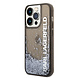 Karl Lagerfeld Karl Lagerfeld iPhone 14 Pro Max Backcover hoesje - Liquid Glitter - Zwart Karl Lagerfeld Karl Lagerfeld iPhone 14 Pro Max Backcover hoesje - Liquid Glitter - Zwart