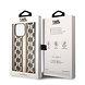 Karl Lagerfeld Karl Lagerfeld iPhone 14 Pro Max Backcover hoesje - Monogram Stripe - Zwart Karl Lagerfeld Karl Lagerfeld iPhone 14 Pro Max Backcover hoesje - Monogram Stripe - Zwart