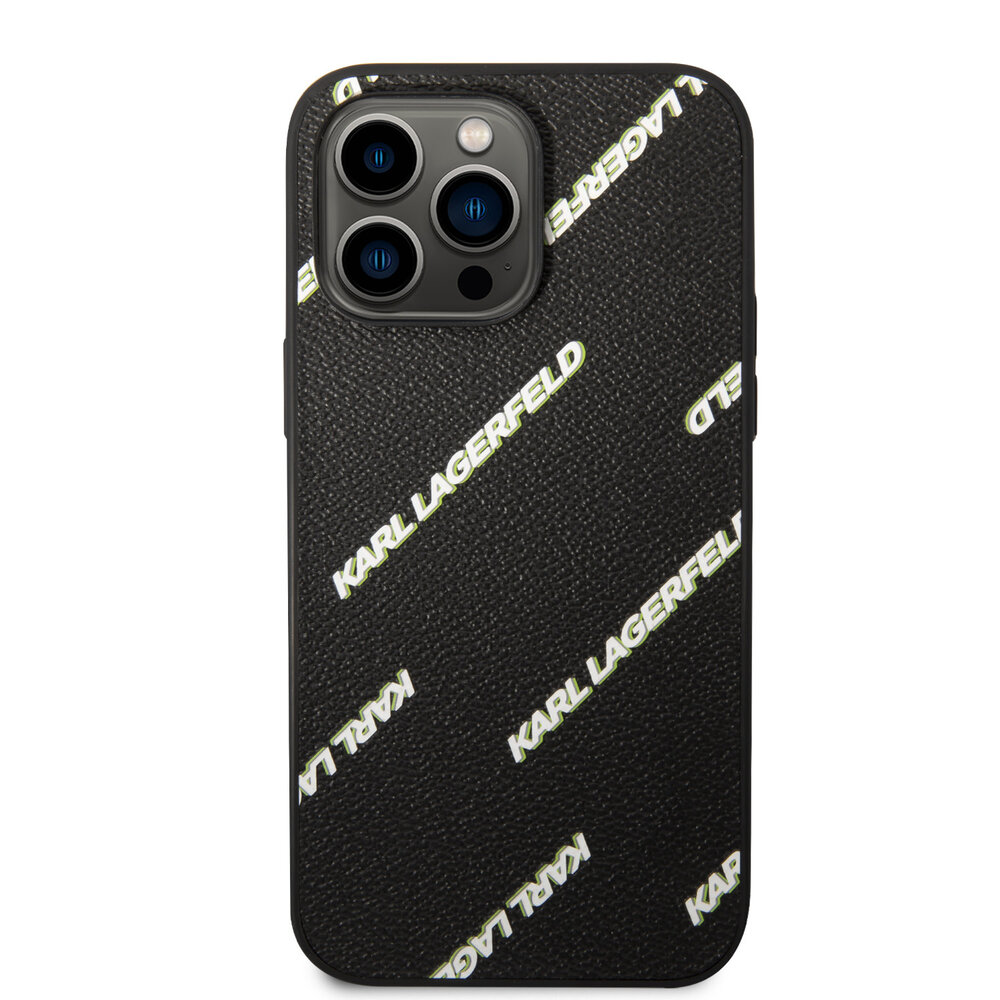 Karl Lagerfeld Karl Lagerfeld iPhone 14 Pro Max Back cover coque - Logomania - Noir Karl Lagerfeld Karl Lagerfeld iPhone 14 Pro Max Back cover coque - Logomania - Noir