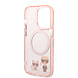 Karl Lagerfeld Karl Lagerfeld iPhone 14 Pro Back cover case - Magsafe - K&C Pink Karl Lagerfeld Karl Lagerfeld iPhone 14 Pro Back cover case - Magsafe - K&C Pink