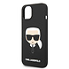 Karl Lagerfeld Karl Lagerfeld iPhone 14 Plus Backcover hoesje - Karl - Zwart Karl Lagerfeld Karl Lagerfeld iPhone 14 Plus Backcover hoesje - Karl - Zwart