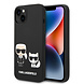 Karl Lagerfeld Karl Lagerfeld iPhone 14 Plus Backcover hoesje - Karl & Choupette - Zwart Karl Lagerfeld Karl Lagerfeld iPhone 14 Plus Backcover hoesje - Karl & Choupette - Zwart