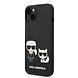Karl Lagerfeld Karl Lagerfeld iPhone 14 Plus Backcover hoesje - Karl & Choupette - Zwart Karl Lagerfeld Karl Lagerfeld iPhone 14 Plus Backcover hoesje - Karl & Choupette - Zwart