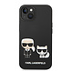 Karl Lagerfeld Karl Lagerfeld iPhone 14 Plus Backcover hoesje - Karl & Choupette - Zwart Karl Lagerfeld Karl Lagerfeld iPhone 14 Plus Backcover hoesje - Karl & Choupette - Zwart