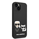 Karl Lagerfeld Karl Lagerfeld iPhone 14 Plus Backcover hoesje - Karl & Choupette - Zwart Karl Lagerfeld Karl Lagerfeld iPhone 14 Plus Backcover hoesje - Karl & Choupette - Zwart