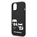 Karl Lagerfeld Karl Lagerfeld iPhone 14 Plus Backcover hoesje - Karl & Choupette - Zwart Karl Lagerfeld Karl Lagerfeld iPhone 14 Plus Backcover hoesje - Karl & Choupette - Zwart
