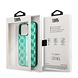 Karl Lagerfeld Karl Lagerfeld iPhone 14 Pro Back cover case - Monogram Stripe - Green Karl Lagerfeld Karl Lagerfeld iPhone 14 Pro Back cover case - Monogram Stripe - Green