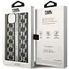 Karl Lagerfeld Karl Lagerfeld iPhone 14 Plus Back cover case - Monogram Stripe - Black Karl Lagerfeld Karl Lagerfeld iPhone 14 Plus Back cover case - Monogram Stripe - Black