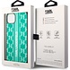 Karl Lagerfeld Karl Lagerfeld iPhone 14 Plus Back cover case - Monogram Stripe - Green Karl Lagerfeld Karl Lagerfeld iPhone 14 Plus Back cover case - Monogram Stripe - Green