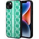 Karl Lagerfeld Karl Lagerfeld iPhone 14 Plus Back cover case - Monogram Stripe - Green Karl Lagerfeld Karl Lagerfeld iPhone 14 Plus Back cover case - Monogram Stripe - Green