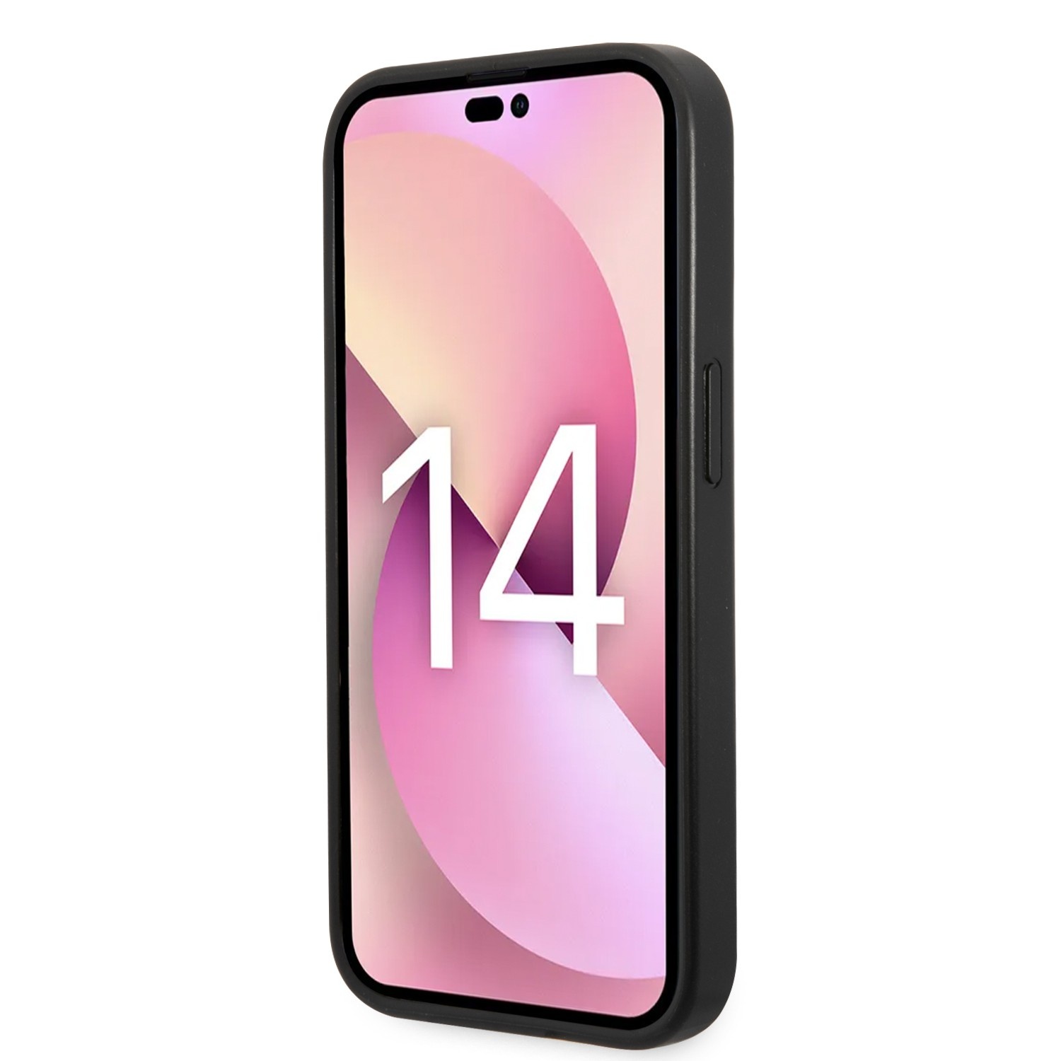 Karl Lagerfeld Karl Lagerfeld iPhone 14 Pro Backcover hoesje - Logomania - Geel, foto 4 van 6