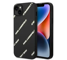 Karl Lagerfeld Karl Lagerfeld iPhone 14 Plus Back cover coque - Logomania - Noir Karl Lagerfeld Karl Lagerfeld iPhone 14 Plus Back cover coque - Logomania - Noir