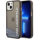 Karl Lagerfeld Karl Lagerfeld iPhone 14 Plus Backcover hoesje - Liquid Glitter - Zwart Karl Lagerfeld Karl Lagerfeld iPhone 14 Plus Backcover hoesje - Liquid Glitter - Zwart