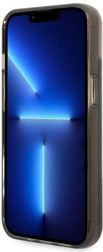 Karl Lagerfeld Karl Lagerfeld iPhone 14 Plus Backcover hoesje - Liquid Glitter - Zwart, foto 4 van 6