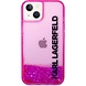 Karl Lagerfeld Karl Lagerfeld iPhone 14 Plus Back cover case - Liquid Glitter - Pink Karl Lagerfeld Karl Lagerfeld iPhone 14 Plus Back cover case - Liquid Glitter - Pink