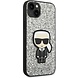Karl Lagerfeld Karl Lagerfeld iPhone 14 Plus Back-Cover hul - Fixed Glitter - Ikonik Karl - Silber Karl Lagerfeld Karl Lagerfeld iPhone 14 Plus Back-Cover hul - Fixed Glitter - Ikonik Karl - Silber