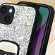 Karl Lagerfeld Karl Lagerfeld iPhone 14 Plus Back-Cover hul - Fixed Glitter - Ikonik Karl - Silber Karl Lagerfeld Karl Lagerfeld iPhone 14 Plus Back-Cover hul - Fixed Glitter - Ikonik Karl - Silber