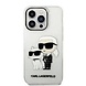 Karl Lagerfeld Karl Lagerfeld iPhone 14 Pro Back cover case - Karl & Choupette - Transparent Karl Lagerfeld Karl Lagerfeld iPhone 14 Pro Back cover case - Karl & Choupette - Transparent