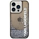 Karl Lagerfeld Karl Lagerfeld iPhone 14 Pro Back cover case - Liquid Glitter - Black Karl Lagerfeld Karl Lagerfeld iPhone 14 Pro Back cover case - Liquid Glitter - Black