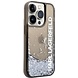 Karl Lagerfeld Karl Lagerfeld iPhone 14 Pro Back cover case - Liquid Glitter - Black Karl Lagerfeld Karl Lagerfeld iPhone 14 Pro Back cover case - Liquid Glitter - Black