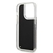 Karl Lagerfeld Karl Lagerfeld iPhone 14 Pro Back cover case - Liquid Glitter - Karl - Silver Karl Lagerfeld Karl Lagerfeld iPhone 14 Pro Back cover case - Liquid Glitter - Karl - Silver