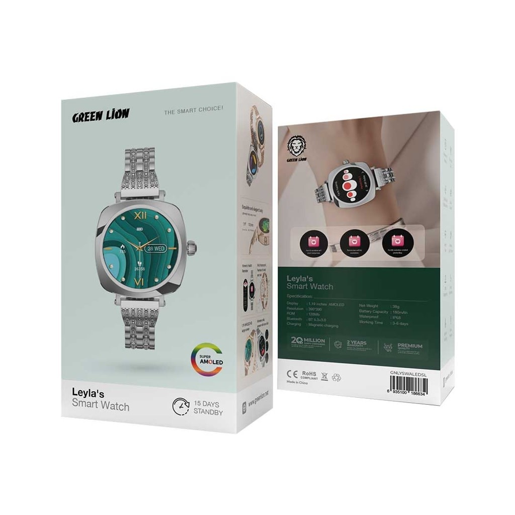 Green Lion Green Lion Leyla’s Smart Watch Amoled, foto 2 van 2
