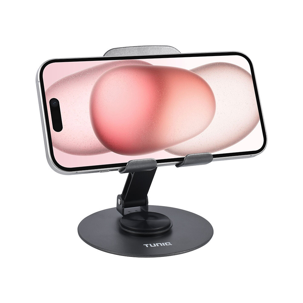 TUNIQ TUNIQ Handyhalter Auto - desk - foldable - Schwarz TUNIQ TUNIQ Handyhalter Auto - desk - foldable - Schwarz