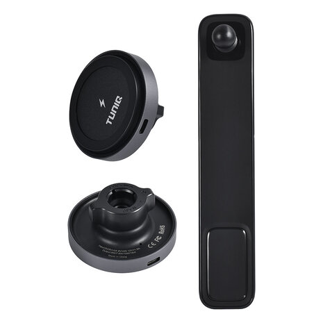 TUNIQ TUNIQ Telefoonhouder auto long arm magnetic - Zwart TUNIQ TUNIQ Telefoonhouder auto long arm magnetic - Zwart