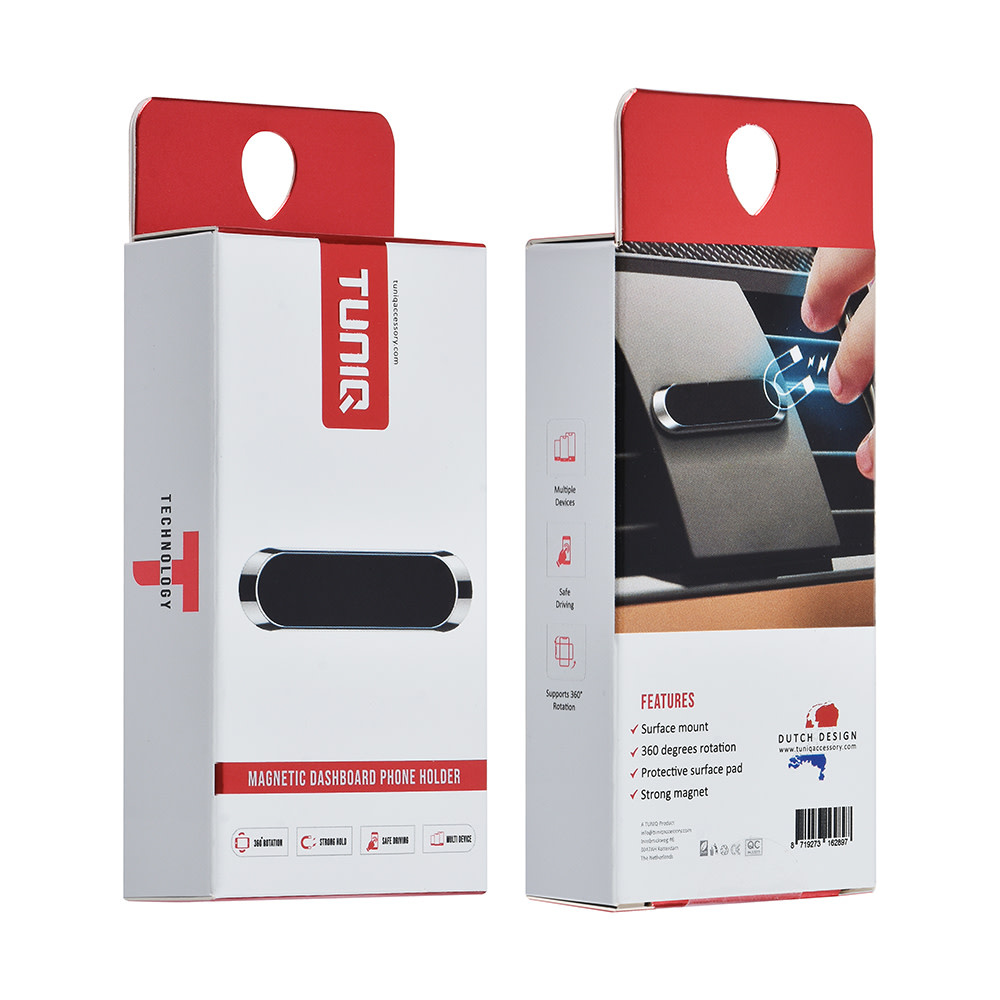 TUNIQ TUNIQ Telefoonhouder auto magnectic dashboard - Zwart, foto 4 van 4