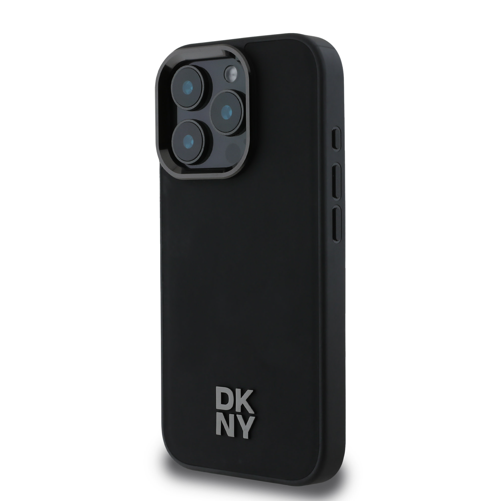 DKNY DKNY iPhone 16 Pro Max Backcover hoesje PU Leather Stack Logo Magsafe - Zwart, foto 2 van 6