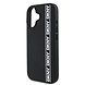 DKNY DKNY iPhone 16 Back cover coque D Rubber Repeat Logo Line - Noir DKNY DKNY iPhone 16 Back cover coque D Rubber Repeat Logo Line - Noir