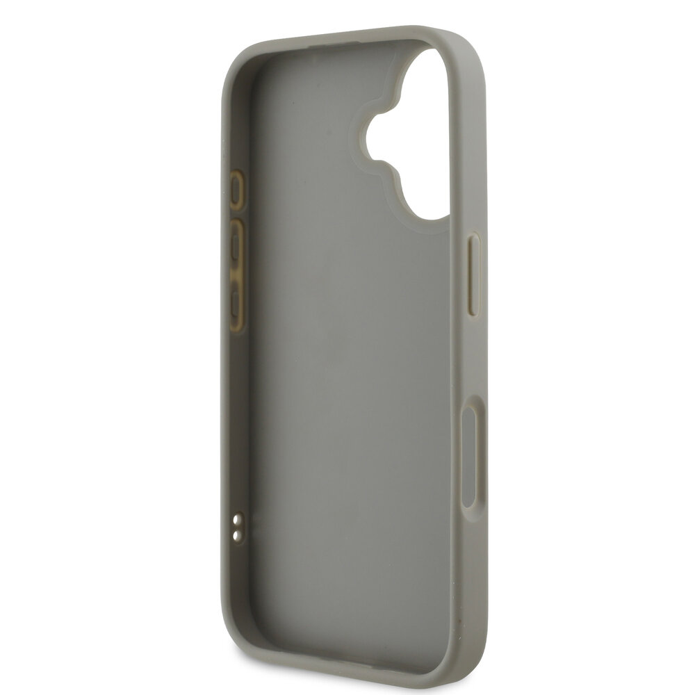 DKNY DKNY iPhone 16 Backcover hoesje PU Leather Quilted Stack Logo - Grijs DKNY DKNY iPhone 16 Backcover hoesje PU Leather Quilted Stack Logo - Grijs