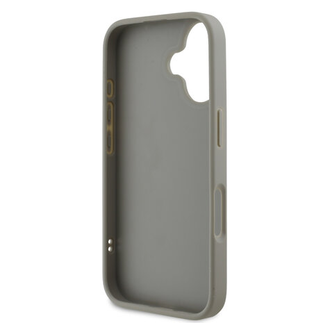 DKNY DKNY iPhone 16 Backcover hoesje PU Leather Quilted Stack Logo - Grijs DKNY DKNY iPhone 16 Backcover hoesje PU Leather Quilted Stack Logo - Grijs