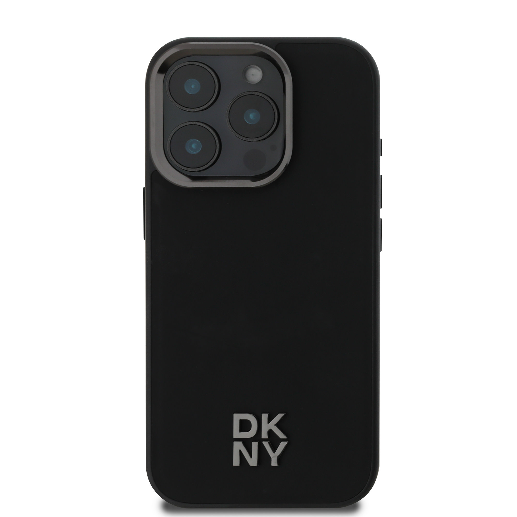 DKNY DKNY iPhone 16 Pro Backcover hoesje PU Leather Stack Logo Magsafe - Zwart, foto 2 van 6