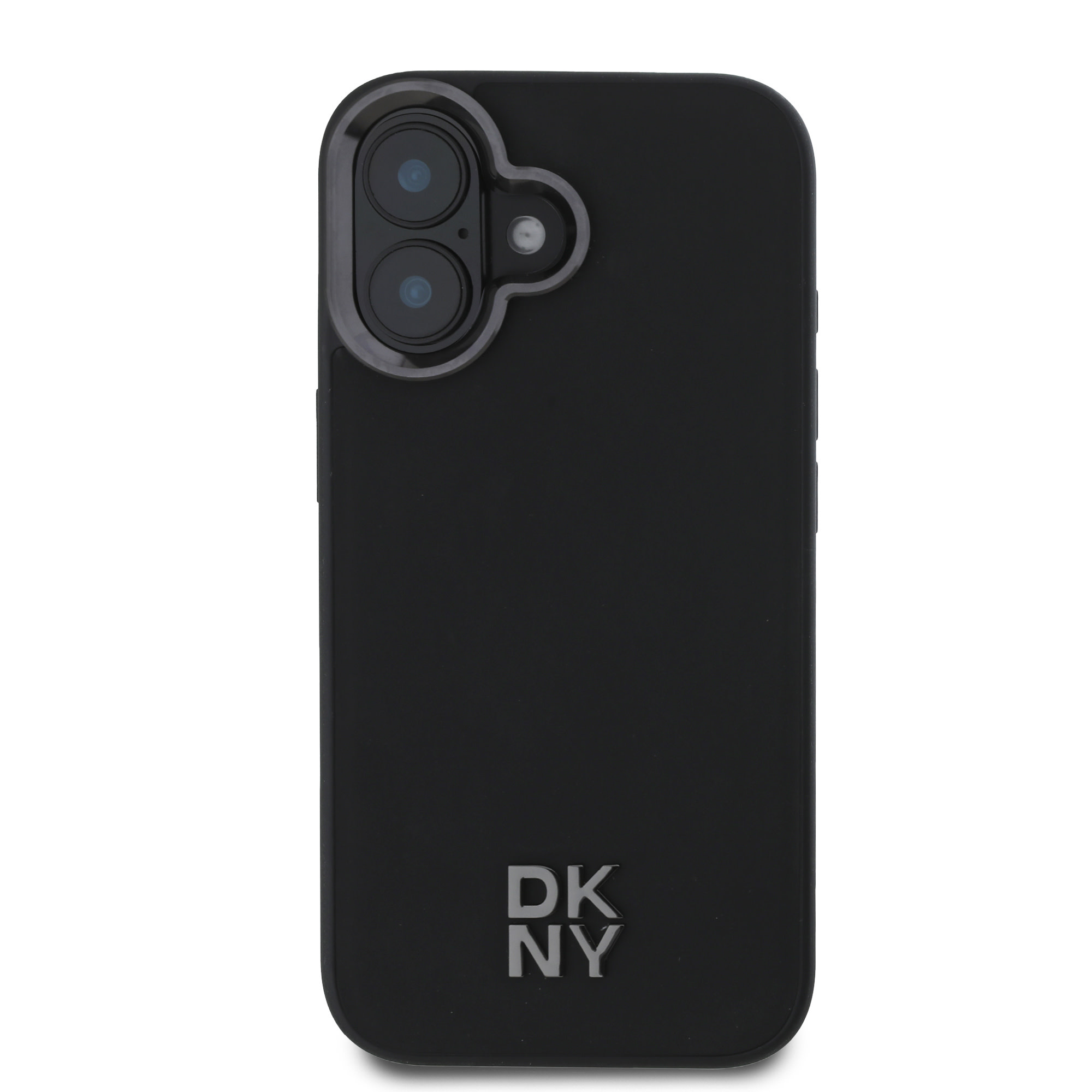 DKNY DKNY iPhone 16 Backcover hoesje PU Leather Stack Logo Magsafe Case - Zwart, foto 3 van 6