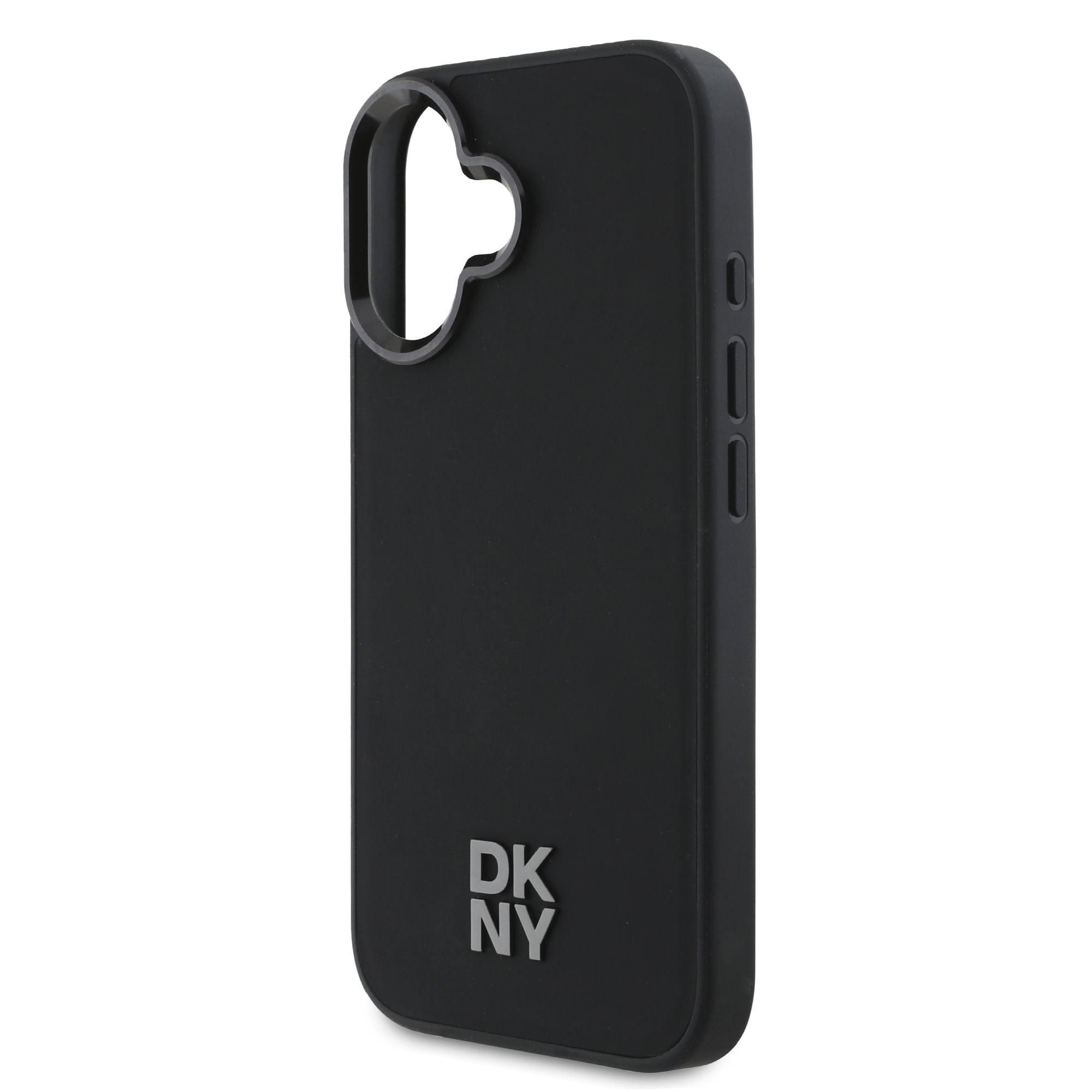 DKNY DKNY iPhone 16 Backcover hoesje PU Leather Stack Logo Magsafe Case - Zwart, foto 6 van 6
