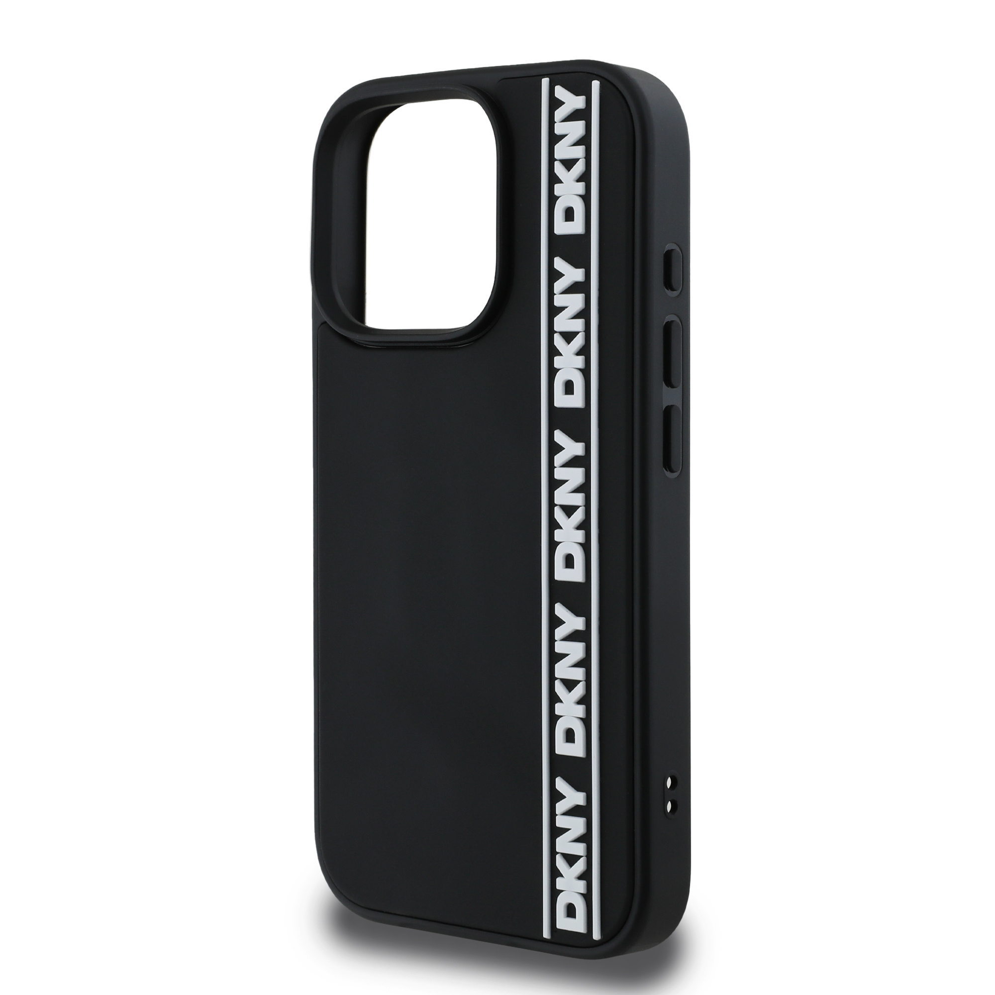 DKNY DKNY iPhone 16 Pro Max Backcover hoesje D Rubber Repeat Logo Line - Zwart, foto 6 van 6