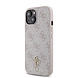 Guess Guess iPhone 15 Back cover coque Magsafe 4G Small - Rose Guess Guess iPhone 15 Back cover coque Magsafe 4G Small - Rose