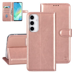 TUNIQ Galaxy A06 Book Case hoesje Pasjeshouder - Rose Gold