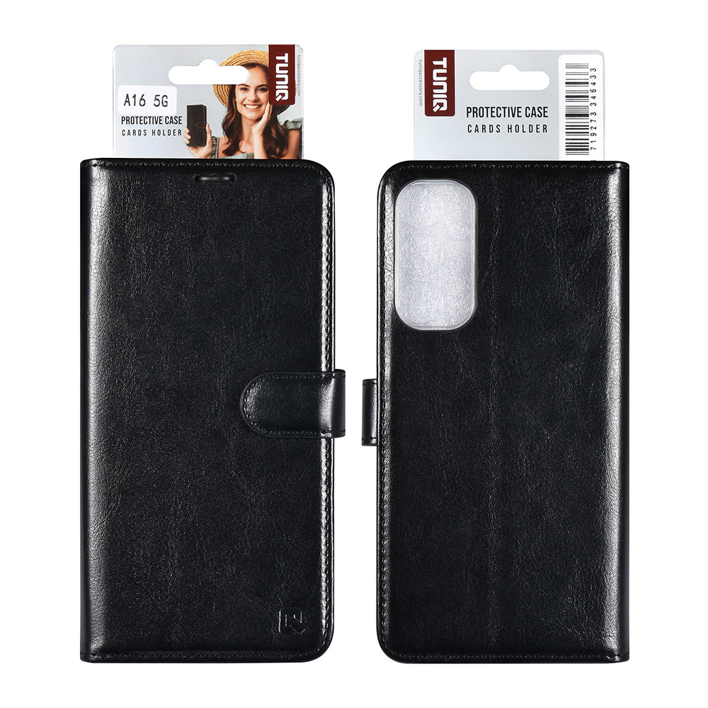 TUNIQ TUNIQ Galaxy A06 Book Case hoesje Pasjeshouder - Zwart, foto 5 van 5
