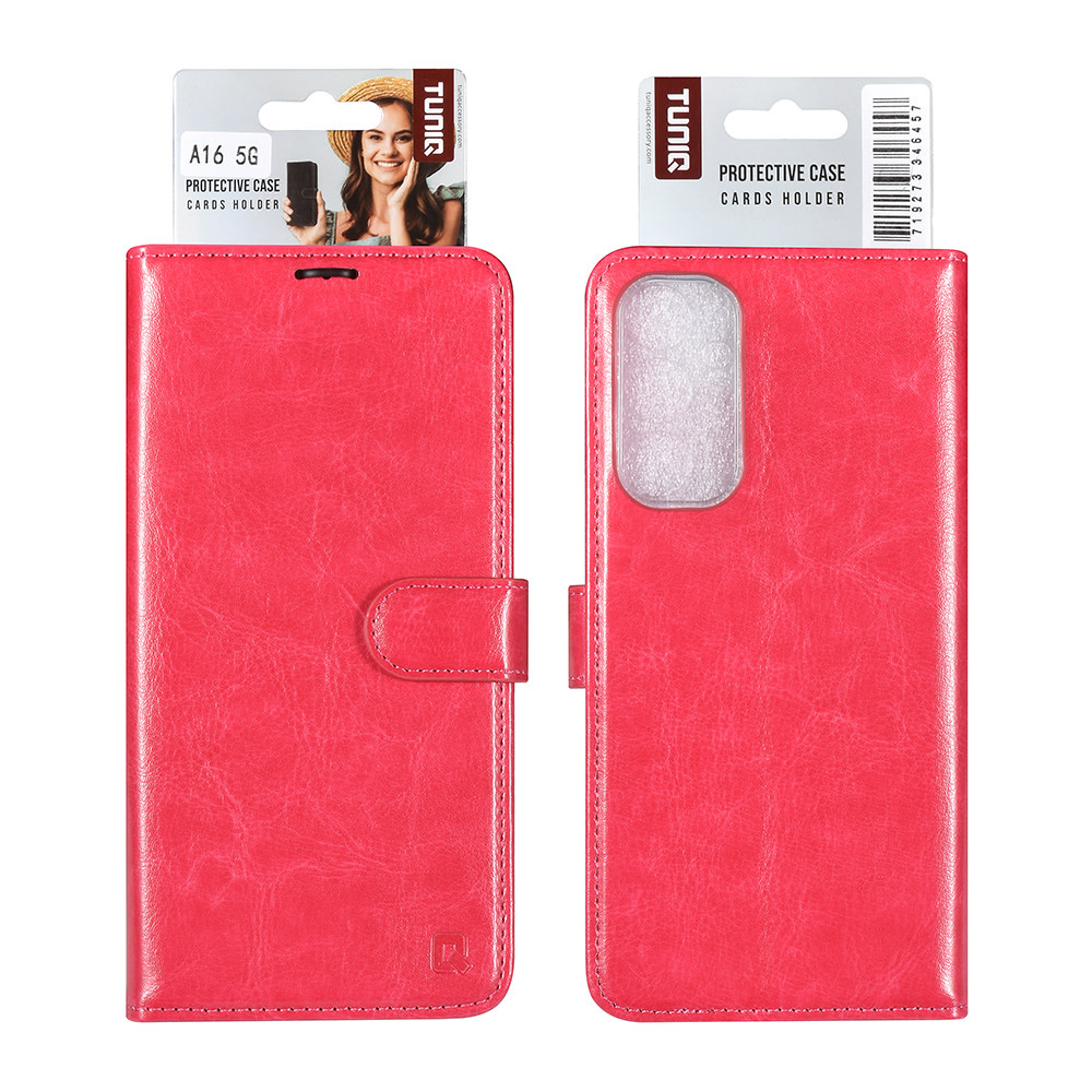 TUNIQ TUNIQ Galaxy A06 Book Case hoesje Pasjeshouder - Pink, foto 5 van 5