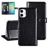 TUNIQ TUNIQ Galaxy A16 5G Book type case - Card holder for 3 cards - Magnetic closure - Hanger - Black