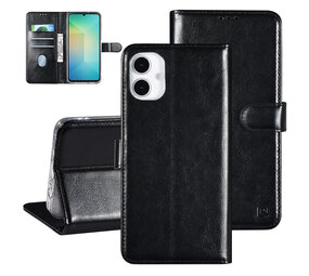 TUNIQ TUNIQ Galaxy A16 5G Book type case - Card holder for 3 cards - Magnetic closure - Hanger - Black